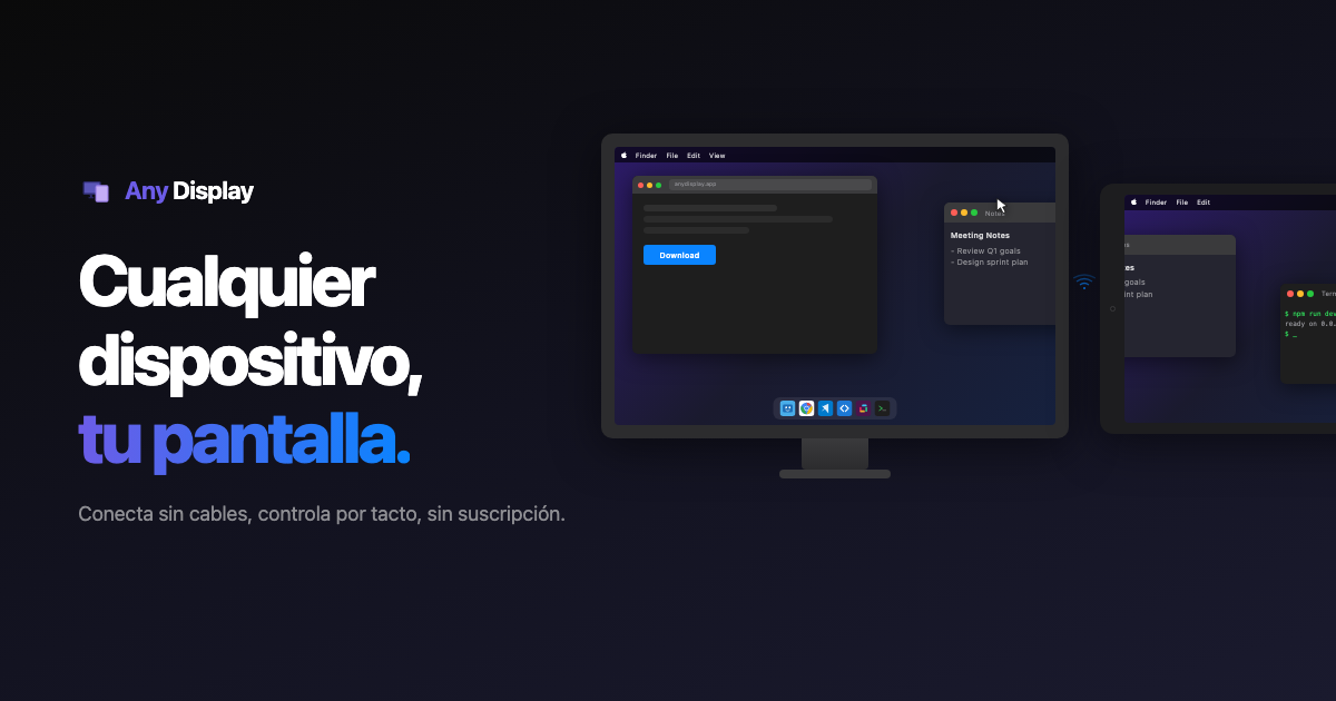 Cualquier pantalla