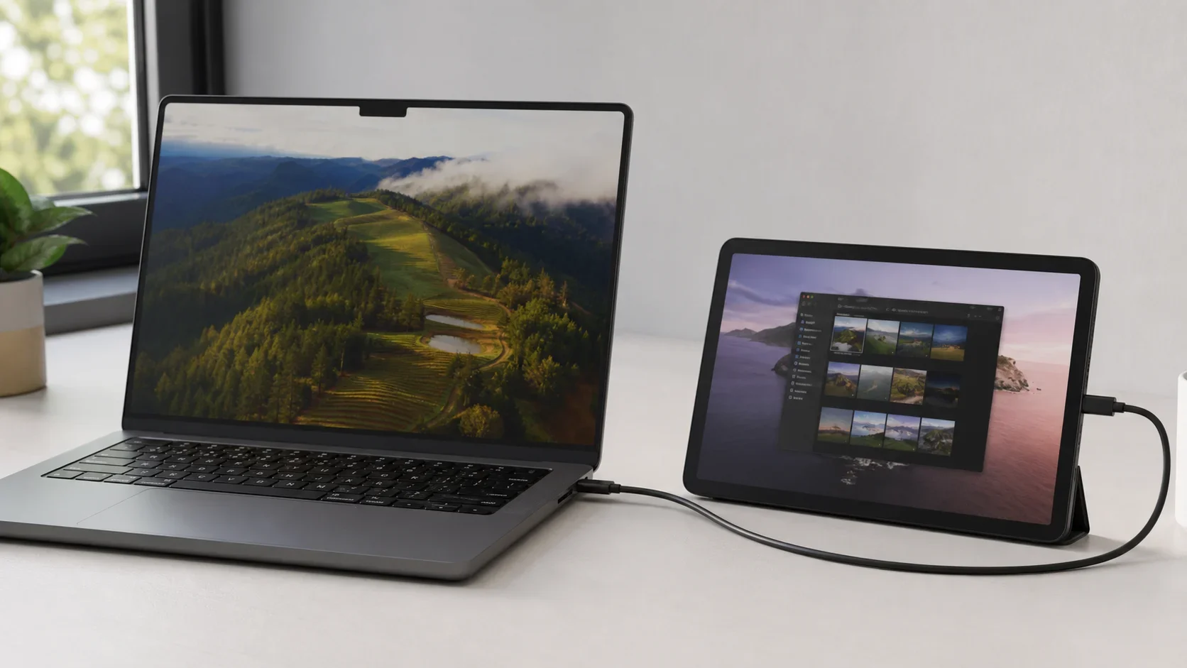 Usare un tablet Android come monitor USB