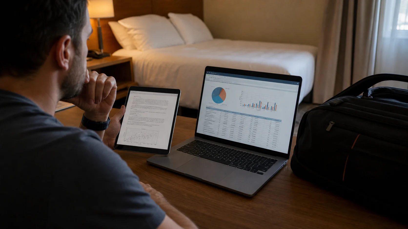Tablet frente a monitor portátil
