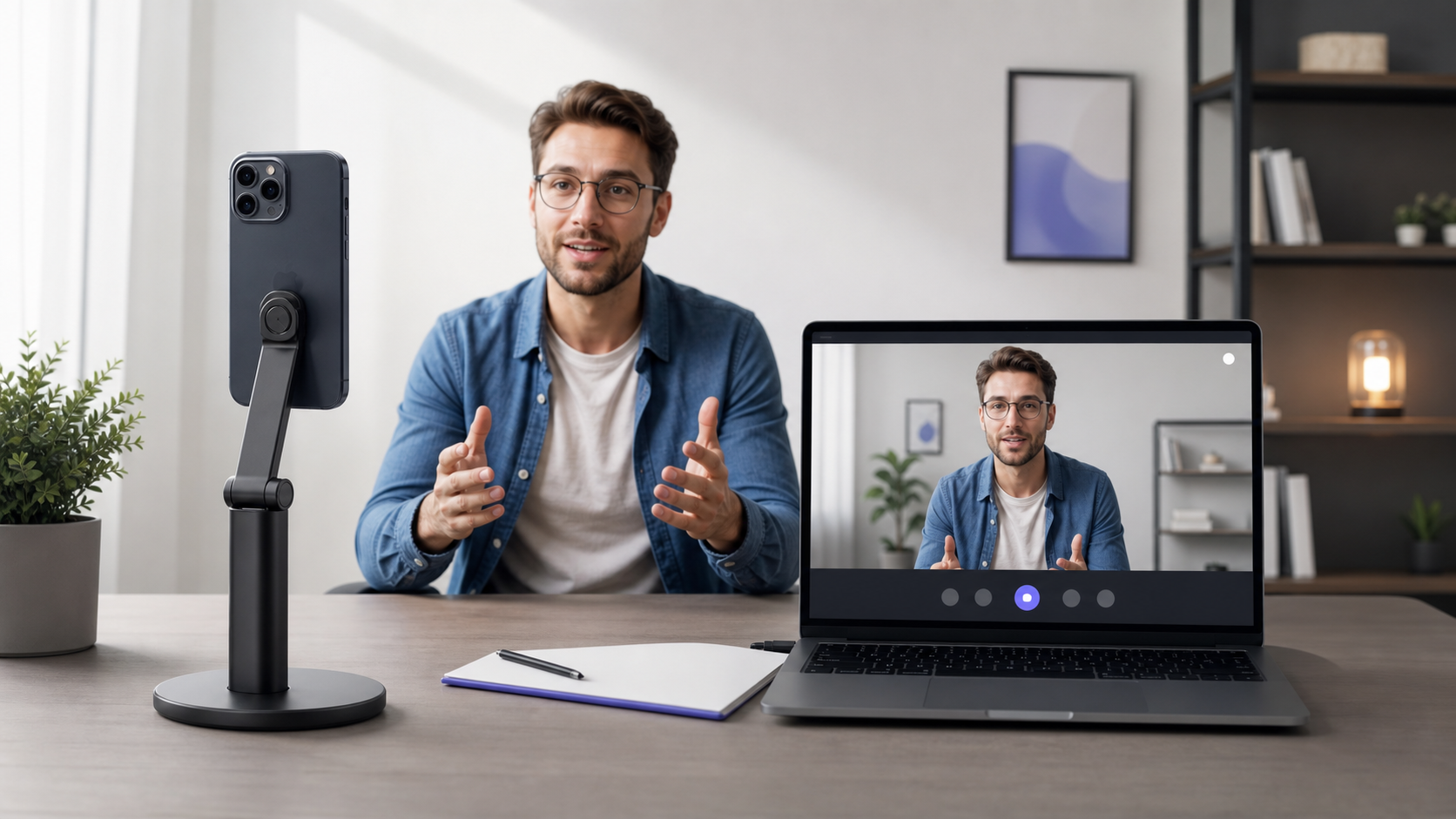 將手機或平板相機用作 Mac、PC 網路攝影機