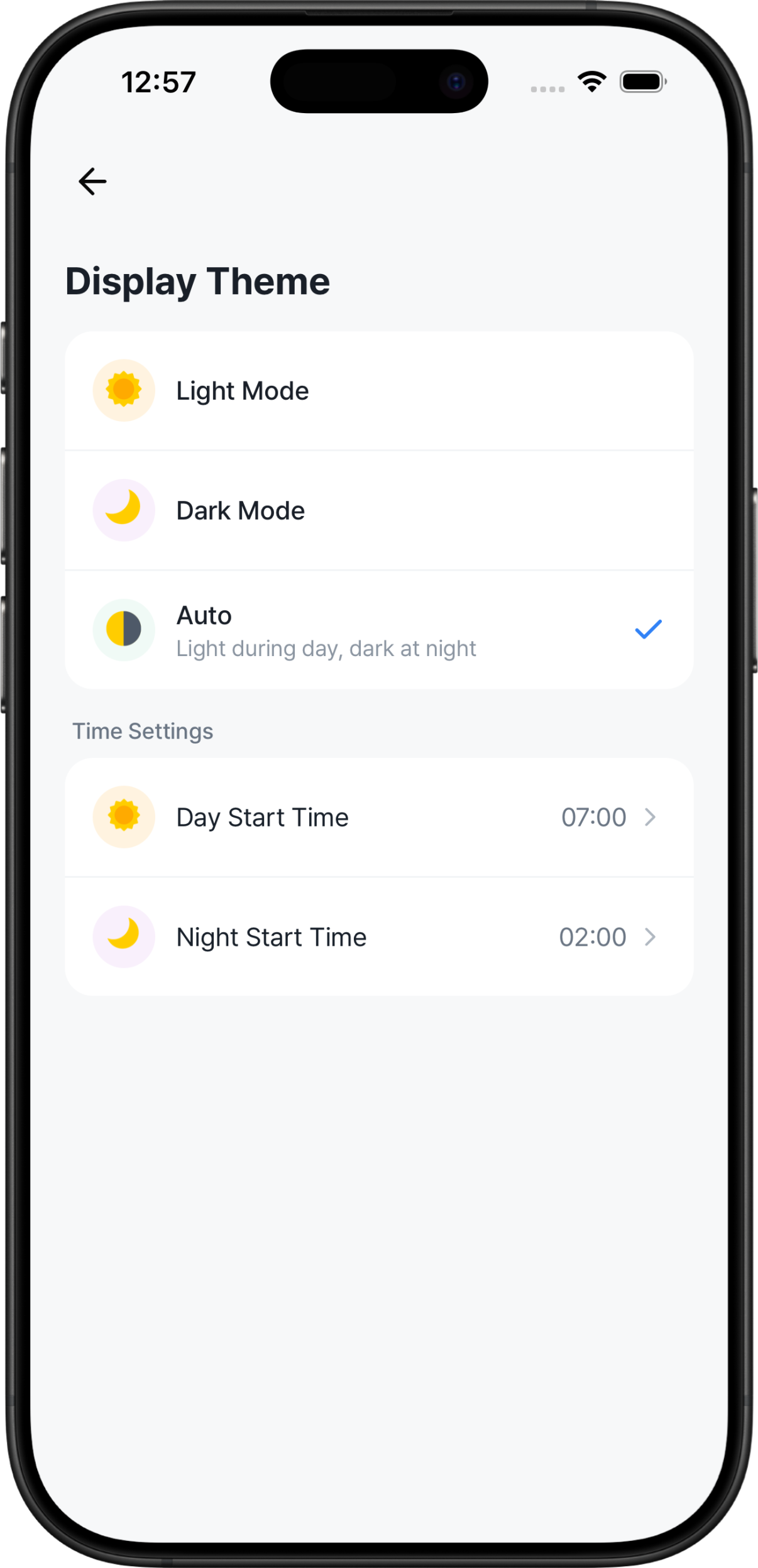Eye-Friendly Auto Dark Mode
